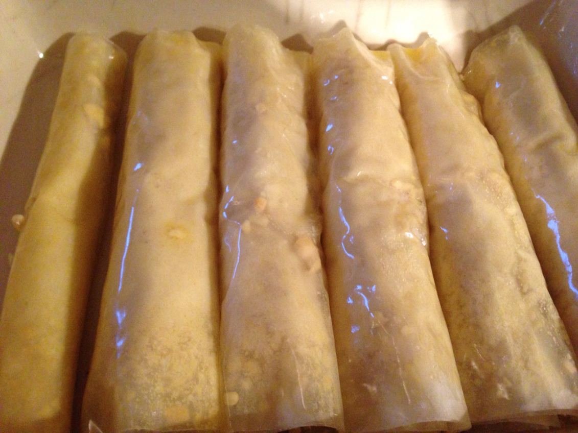 Lebanese laminated roll